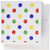 3dRose Painted Circus Dots In Primary Colors - Greeting Cards, 6 x 6 inches, set of 12 (gc_109264_2)