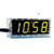 Kunhe DIY Digital Clock Kit 4 Digit LED Electronic Clock Kit Large Screen with Transparent Case LED Orange
