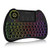 REIIE (2018 H9 Colorful Backlit Wireless Mini Handheld Remote Keyboard with Touchpad Work for PC,Raspberry Pi 2, Android TV Box,KODI,Windows 7 8 10
