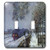 3dRose lsp_80521_2 Picture Of Monets Famous Painting Train In The Snow Double Toggle Switch