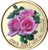 Pink Rose One Day At A Time Color Medallion Serenity Prayer Chip