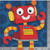 Robot Party Beverage Napkins, 48 ct