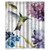 ZHANZZK Hummingbird Watercolor Painting Waterproof Bathroom Shower Curtain 60x72 Inches