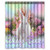 ZHANZZK Rabbit with Flowers Happy Easter Shower Curtain 60x72 inches