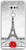 V20 Case Eiffel Tower/IWONE Designer Non Slip Rubber Durable Protective Skin Transparent Cover Shockproof Compatible for Lg V20 + Get Lost in Paris Creative Romantic Eiffel Tower Design