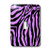 3dRose lsp_26083_1 Purple and Black Zebra Print Toggle Switch,