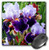 3dRose LLC 8 x 8 x 0.25 Inches Mouse Pad, Purple Irises (mp_4121_1)