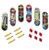 Oruuum 6Pcs Professional Mini Fingerboards/ Finger Skateboard, Unique matte surface (Random Pattern)
