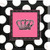 amscan Rocker Princess Birthday Party Dessert Paper Plates Disposable Tableware (8 Pack), 7", Black/Pink