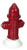 Handley House Dollhouse Miniature Red Fire Hydrant