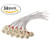 Bi-Pin Base, COLINKIND 50pcs G4, G6.35, GY6.35, GX5.3 MR16, GZ4 MR11, Halogen Incandescent LED Socket Ceramic Wire Connector Base Socket