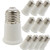SooFoo 10 Pack Bulb Converter , Light Socket Extender Adapter E26/E27 to E26/E27 Durable Bulb Socket Extension, Fits LED/CFL Light Bulbs (10 Pack)