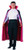 Rubie's Mens 60 Inch Reversible Cape, Red/Black, One Size Costume