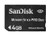 SanDisk Flash 4 GB Memory Stick PRO Duo Flash Memory Card SDMSPD-004G, Black