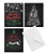 Christmas Tree Holiday Greeting Cards Chalkboard Black Board Seasonal Happy Holidays Noel Yule Red Green Trees Wish Joyous And A Happy New Year Assorted Variety Pack (24 count)