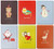 Assorted Holiday Christmas Greeting Cards - Festive Classic Character Designs: Santa, Snowman, Reindeer - Multicolor - 48 Pack with Envelopes - 4 x 6 Inches