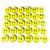 OKOK Mini Metal Smiley Smile Face Button Pins?1.2 Inch Size - 60 Pack