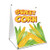 A-Frame Sidewalk Sweet Corn Sign with Graphics On Each Side | 18" X 24" Print Size