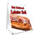 A-Frame Sidewalk Hot Buttered Lobster Roll Sign with Graphics On Each Side | 18" X 24" Print Size