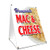 A-Frame Sidewalk Homemade Mac & Cheese Sign with Graphics On Each Side | 18" X 24" Print Size