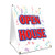 A-Frame Sidewalk Open House Sign with Graphics On Each Side | 18" X 24" Print Size