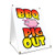 A-Frame Sidewalk BBQ Time to Pig Out Sign with Graphics On Each Side | 18" X 24" Print Size