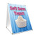 A-Frame Sidewalk Soft Serve Yogurt Sign with Graphics On Each Side | 18" X 24" Print Size