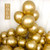 Chrome Gold Balloons 12inch 50pcs Latex Balloons Metallic Party Balloons Birthday Helium Balloons