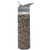 Slant Loop Water Bottle Silver Glitter