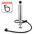FERRODAY Heavy Duty Complete D-System Beer Keg Pump 8 US Sankey Beer Keg Party Pump Picnic Keg Tap Keg Hand Pump Draft Beer Kegerator Party Pump Durable Lever Handle Lock, 8-Inch Keg Pump