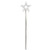 Luxtrip Star Wand Princess Wands Princess Star Wand 13 Inches Silver Fairy Princess Angel Wand