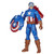 Avengers Marvel Titan Hero Series Blast Gear Captain America, 12-Inch Toy, with Launcher, 2 Accessories and Projectile, Ages 4 and Up