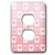 3dRose lsp_59017_6 Sweet Pink Hearts and Stars-Cute and Lovable Art-Kids D?r 2 Plug Outlet Cover 3dRose lsp_59017_6 Sweet Pink Hearts and Stars-Cute and Lovable Art-Kids D?r 2 Plug Outlet Cover