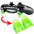 eXtremeRate 2 Pairs Green L2 R2 Buttons Trigger Extenders for PlayStation 4 PS4 JDM-030 Controller