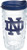 Tervis 1275049 Notre Dame Fighting Irish Interlocking Tumbler with Emblem and Navy Lid 10oz Wavy, Clear
