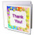 3dRose Tennis Thank you - Greeting Cards, 6 x 6 inches, set of 12 (gc_29609_2)