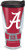 Tervis 1324795 Alabama Crimson Tide Spirit Insulated Tumbler with Wrap and Black Travel Lid, 24 oz, Clear