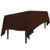 LinenTablecloth 60 x 126-Inch Rectangular Polyester Tablecloth Chocolate