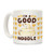 LookHUMAN I'm a Good Noodle White 11 Ounce Ceramic Coffee Mug