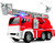 Gizmovine Fire Trucks for Boys Friction Power with Lights and Sounds, Fire Engine Toys Emergency Vehicle with Water Pump Pull Back Construction Toys Vehicles for Toddlers 4, 3, Year Old, 1:14 Scale