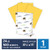 Hammermill Goldenrod Colored 24lb Copy Paper, 8.5x11, 1 Ream, 500 Total Sheets, Made in USA, Sustainably Sourced From American Family Tree Farms, Acid Free, Pastel Printer Paper, 104349R