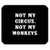 Funny Quotes & Saying Mouse Pad, Not My Circus Not My Monkeys Rectangle Non-Slip Rubber Mousepad Mouse Pads / Mouse Mats Case Cover