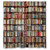 KXMDXA Neat Bookshelf,Library Waterproof Polyester Bath Shower Curtain Size 66x72 Inch
