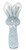 Stephan Baby Plush Bunnie Post Rattle, Blue with White Dots