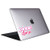 3000% Done Pink Tablet & Laptop Sticker