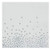 Silver Napkins - 50-Pack Disposable Napkins with Silver Foil Polka Dot Confetti, 3-Ply, Wedding Party Supplies, Luncheon Size Folded 6.5 x 6.5 Inches