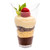 3 oz Clear Plastic Mini Mezzaluna Cup - 3 1/4" x 2" x 1 1/2" - 25 count box - Restaurantware