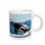 3dRose Killer Whale Airbourne Ceramic Mug, 11-Ounce