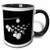 3dRose mug_695_4 Billiards Pool Two Tone Black Mug, 11 oz, Black/White