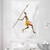 Ambesonne African Tapestry, Hunter with Digital Dispersed Color Effects Cultural Man Art Illustration, Wall Hanging for Bedroom Living Room Dorm, 60" X 80", Orange Brown